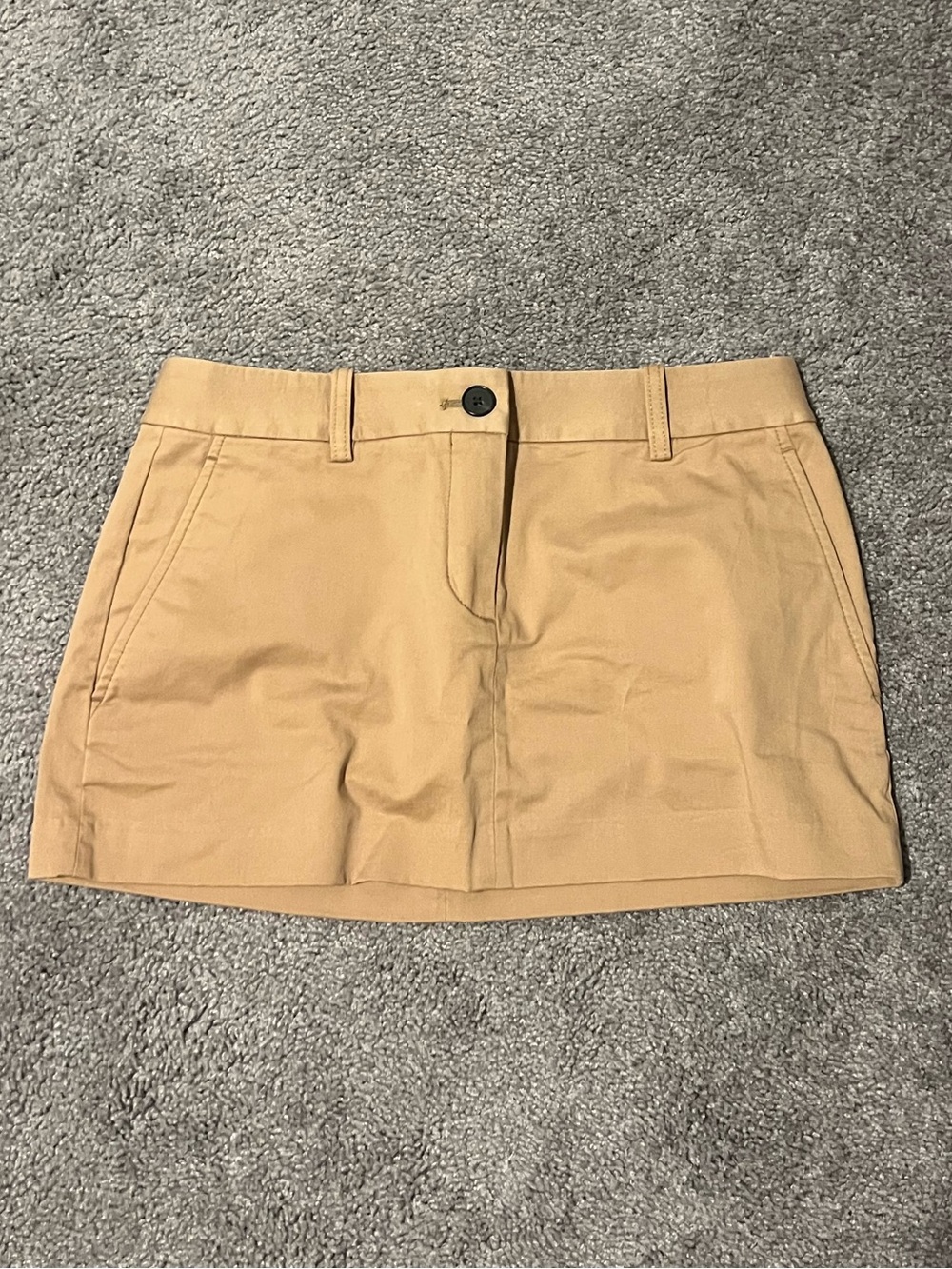 Aritzia Tan Chino Skirt